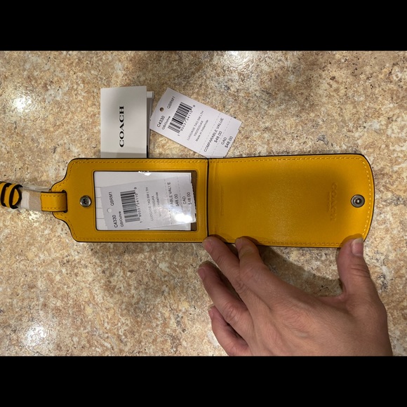 NWT Unisex Coach Luggage Tag - Picture 5 of 7